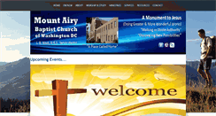 Desktop Screenshot of mountairybaptist.org