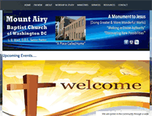 Tablet Screenshot of mountairybaptist.org